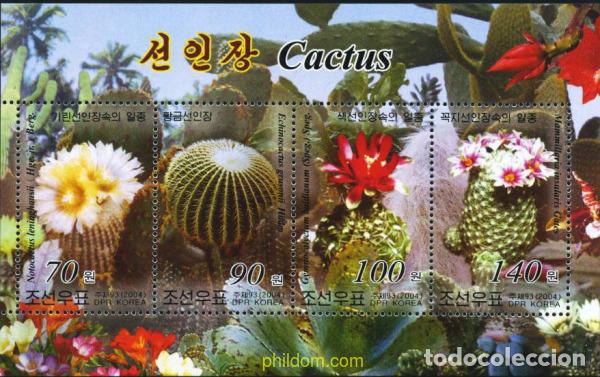 Sellos: 226279 MNH COREA DEL NORTE 2004 CACTUS - Foto 1