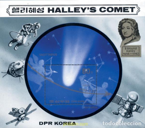 Sellos: 185059 MNH COREA DEL NORTE 1985 COMETA HALLEY - Foto 1
