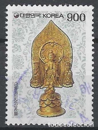 Sellos: COREA DEL SUR 1993 - ARTESAN&Iacute;A, BUDA - USADO - Foto 1