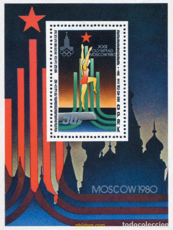Briefmarken: 68316 MNH COREA DEL NORTE 1979 22 JUEGOS OLIMPICOS VERANO MOSCU 1980