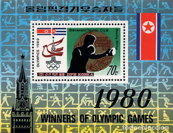 Briefmarken: 577010 MNH COREA DEL NORTE 1980 22 JUEGOS OLIMPICOS VERANO MOSCU 1980