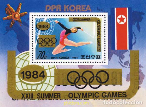 Briefmarken: 80107 MNH COREA DEL NORTE 1983 23 JUEGOS OLIMPICOS VERANO LOS ANGELES 1984