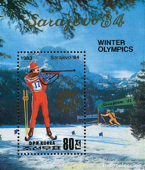 Timbres: 231448 MNH COREA DEL NORTE 1983 14 JUEGOS OLIMPICOS INVIERNO SARAJEVO 1984