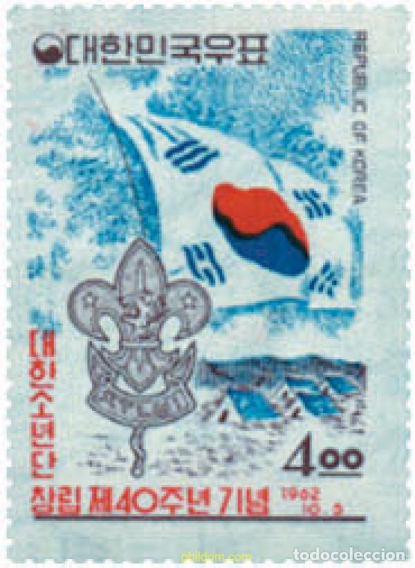 Selos: 288471 MNH COREA DEL SUR 1962 40 ANIVERSARIO DEL ESCULTISMO EN COREA