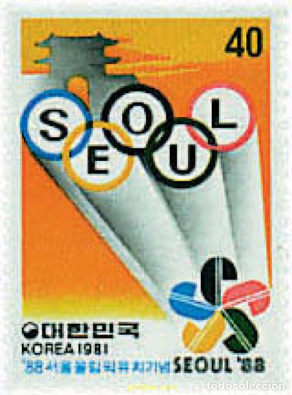 Selos: 41442 MNH COREA DEL SUR 1981 24 JUEGOS OLIMPICOS VERANO SEUL 1988