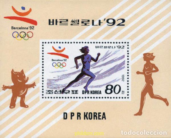 Sellos: 41538 MNH COREA DEL NORTE 1992 25 JUEGOS OLIMPICOS VERANO BARCELONA 1992