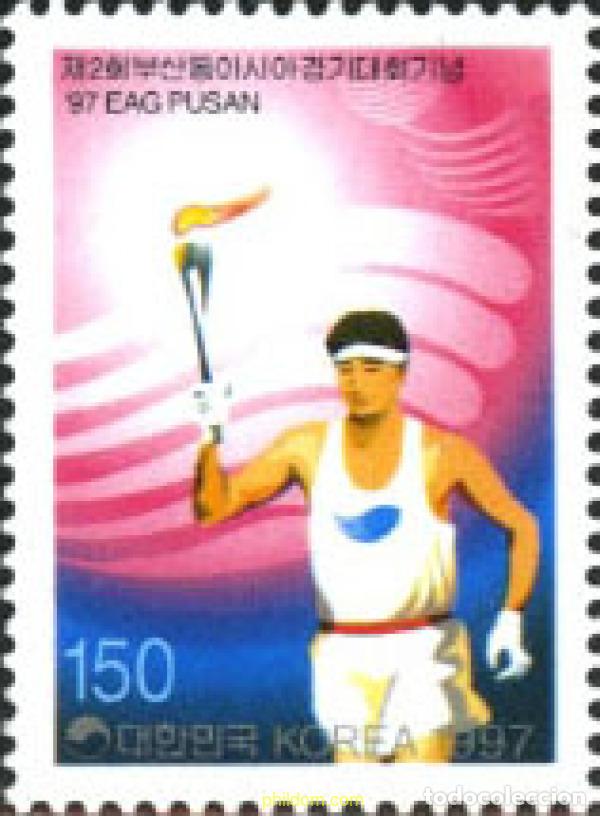 Sellos: 51206 MNH COREA DEL SUR 1997 2 JUEGOS DEPORTIVOS DEL ESTE ASIATICO.