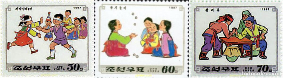 Sellos: 75335 MNH COREA DEL NORTE 1997 JUEGOS INFANTILES