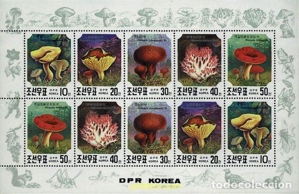 Sellos: 10806 MNH COREA DEL NORTE 1991 SETAS