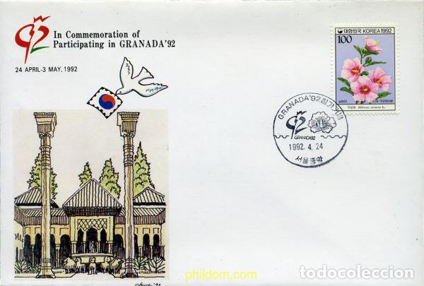 Sellos: 285304 MNH COREA DEL SUR 1992 FLORES