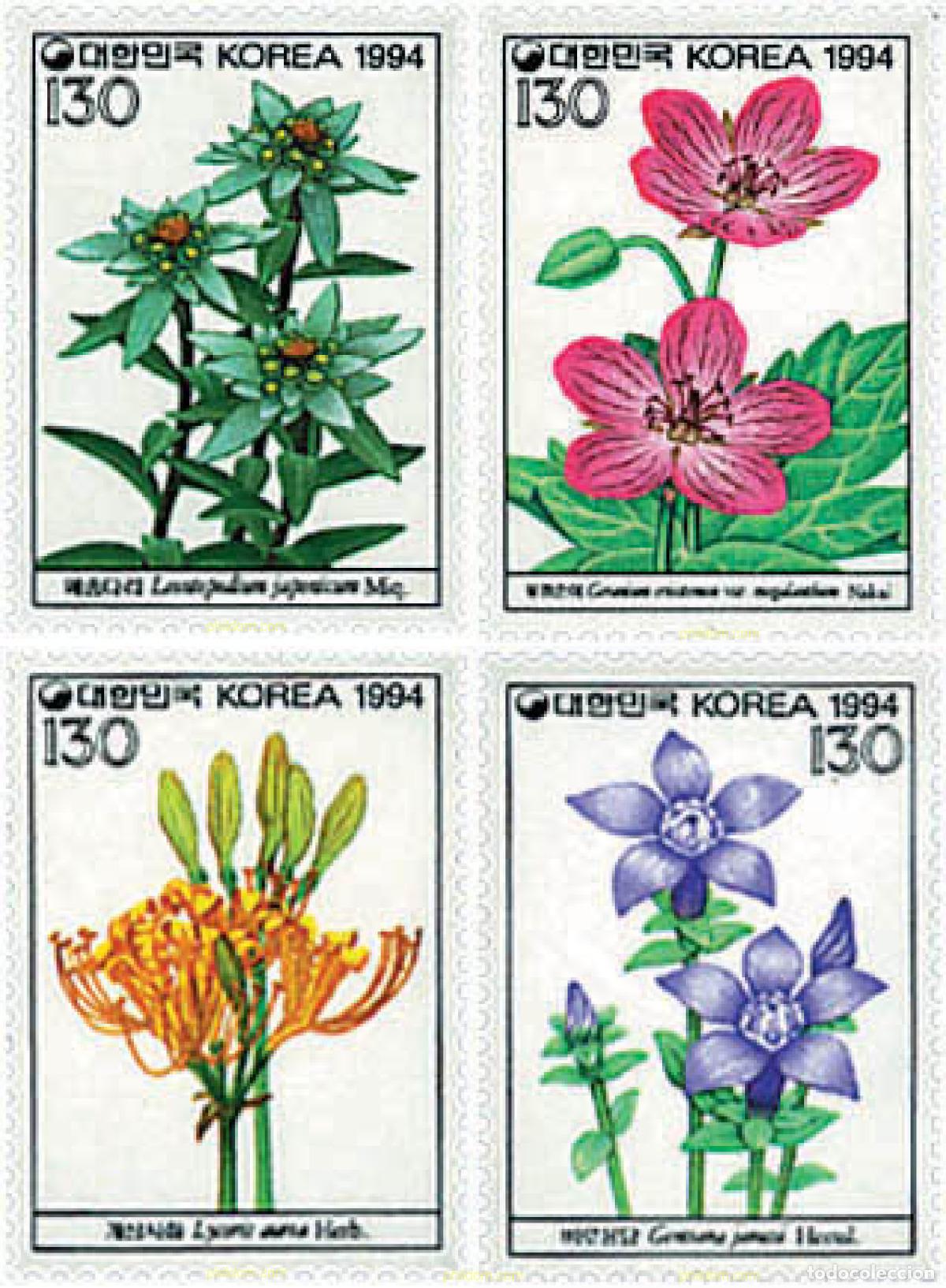 Timbres: 83309 MNH COREA DEL SUR 1994 FLORES SILVESTRES