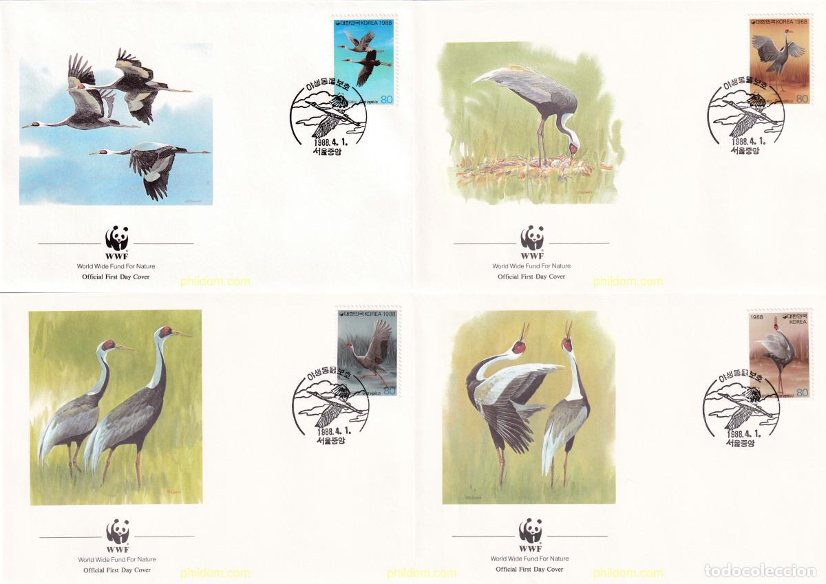 Sellos: 23121 MNH COREA DEL SUR 1988 GRULLA DE CUELLO BLANCO