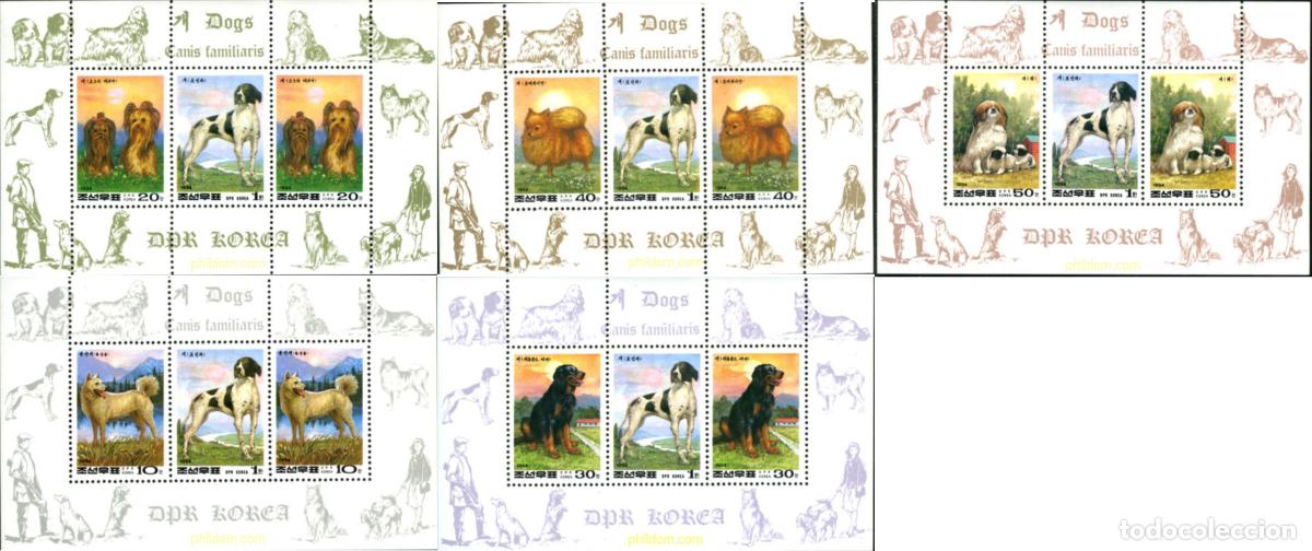 Sellos: 10736 MNH COREA DEL NORTE 1994 A&Ntilde;O LUNAR CHINO - A&Ntilde;O DEL PERRO
