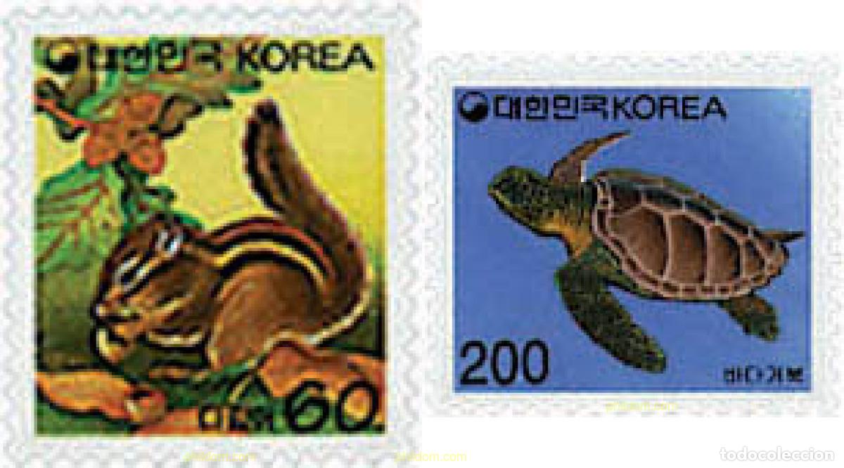 Sellos: 30417 MNH COREA DEL SUR 1994 FLORA Y FAUNA