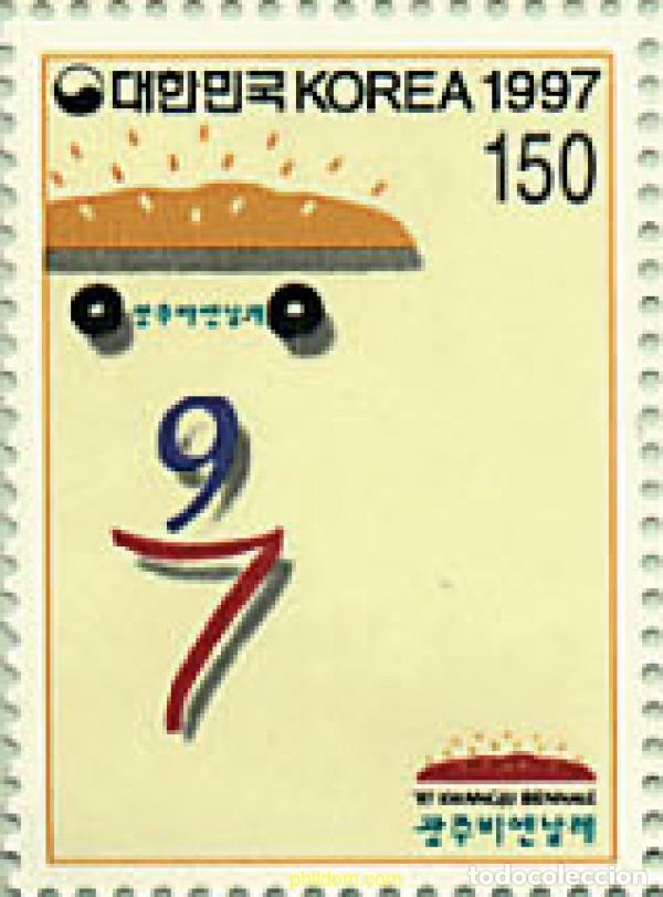 Sellos: 31007 MNH COREA DEL SUR 1997 BIENAL-97 EN KWANGJU