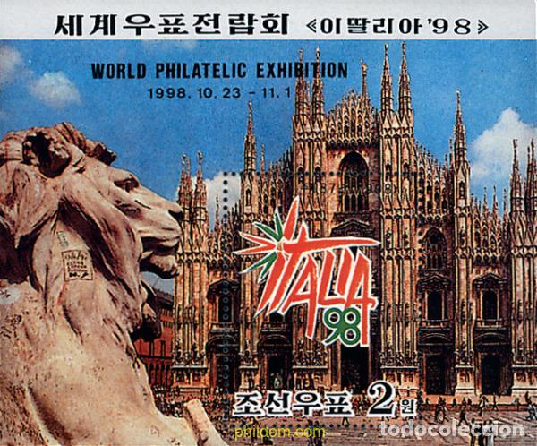 Sellos: 36623 MNH COREA DEL NORTE 1998 ITALIA 98. EXPOSICION FILATELICA INTERNACIONAL