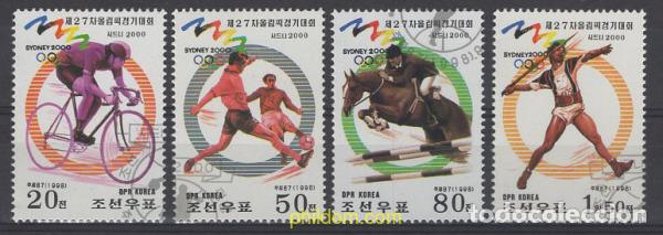 Sellos: 655805 USED COREA DEL NORTE 1998 27 JUEGOS OLIMPICOS VERANO SYDNEY 2000