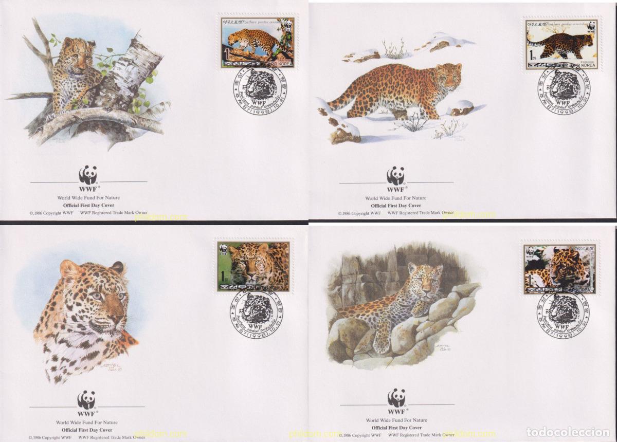 Sellos: 22970 MNH COREA DEL NORTE 1998 LEOPARDO DE AMUR