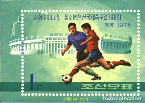Sellos: 41516 MNH COREA DEL NORTE 1975 TORNEO DE FUTBOL