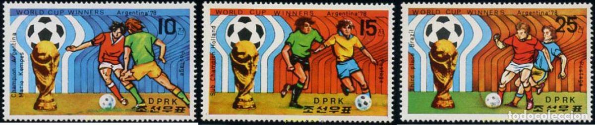 Francobolli: 208186 MNH COREA DEL NORTE 1978 COPA DEL MUNDO DE FUTBOL. ARGENTINA-78