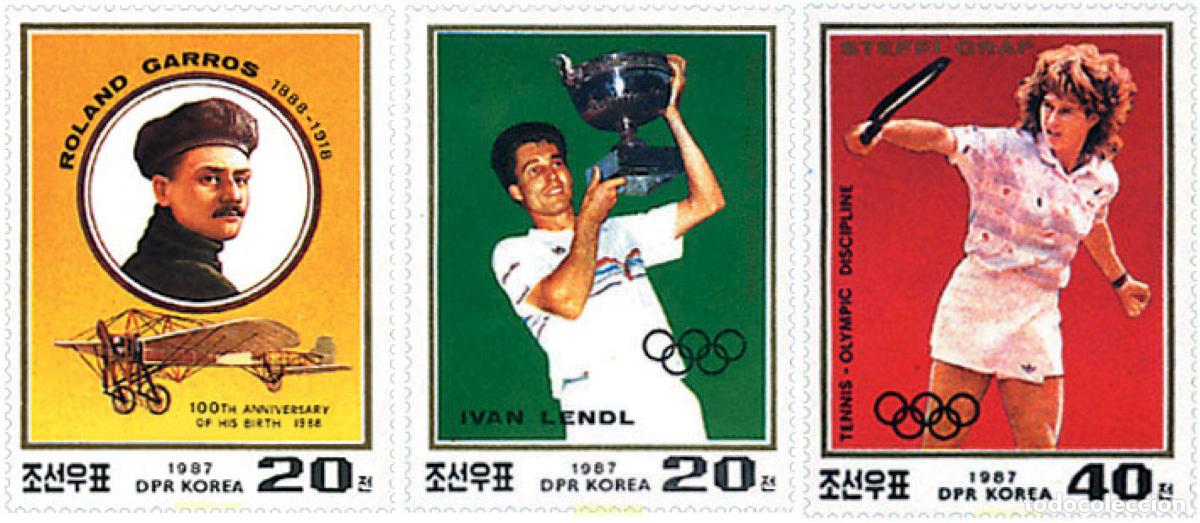 Sellos: 48005 MNH COREA DEL NORTE 1987 TENIS