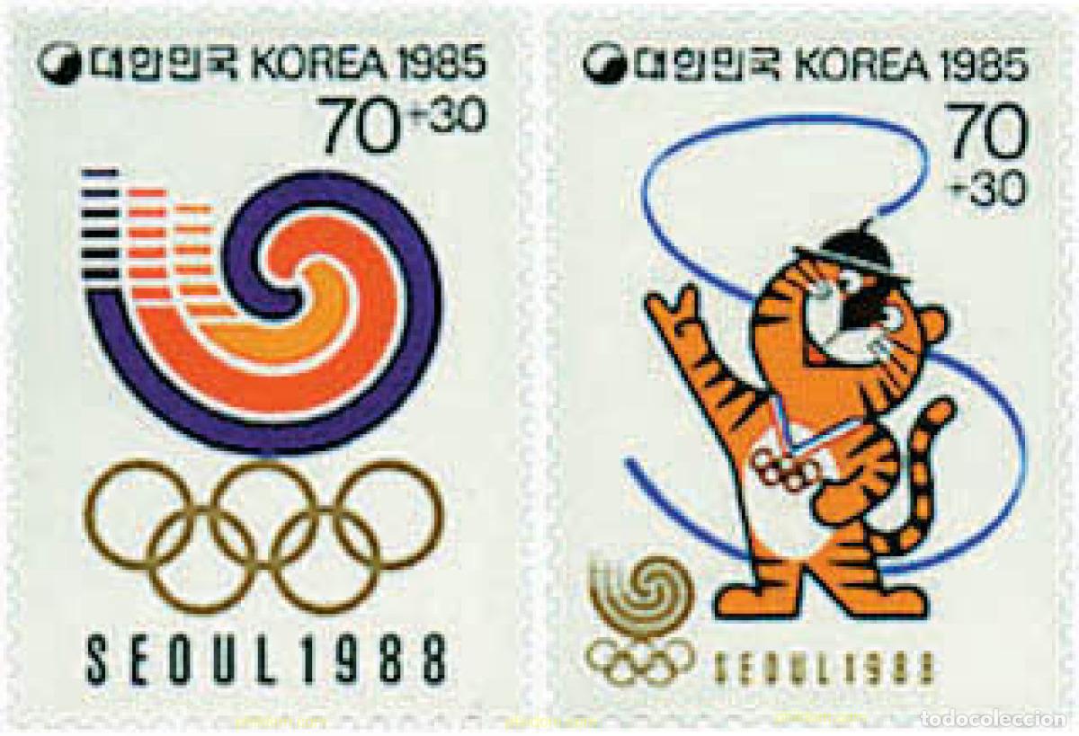 Sellos: 41447 MNH COREA DEL SUR 1985 24 JUEGOS OLIMPICOS VERANO SEUL 1988