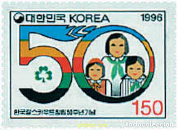 Sellos: 38475 MNH COREA DEL SUR 1996 50 ANIVERSARIO DEL ESCULTISMO FEMENINO EN COREA