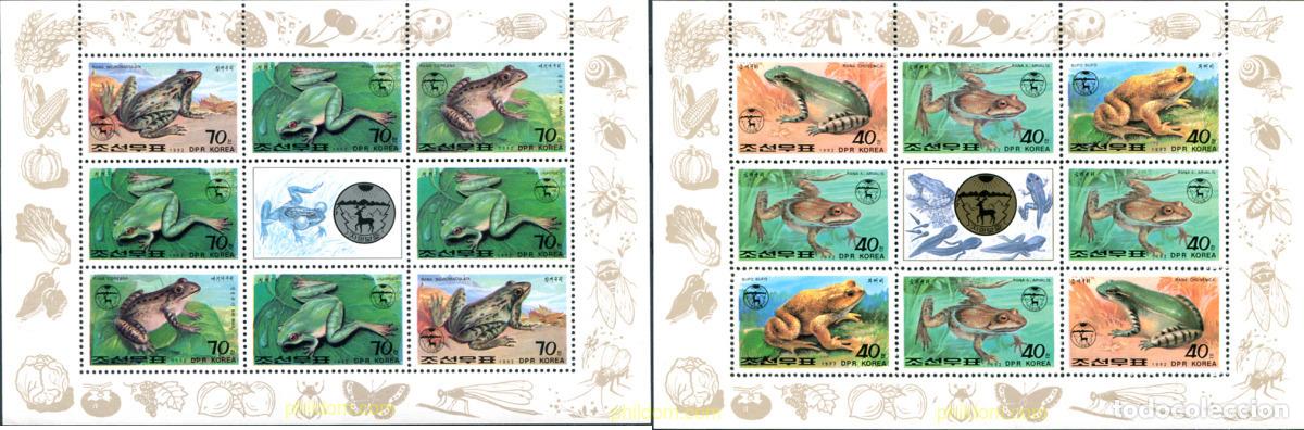 Sellos: 144506 MNH COREA DEL NORTE 1992 BATRACIOS