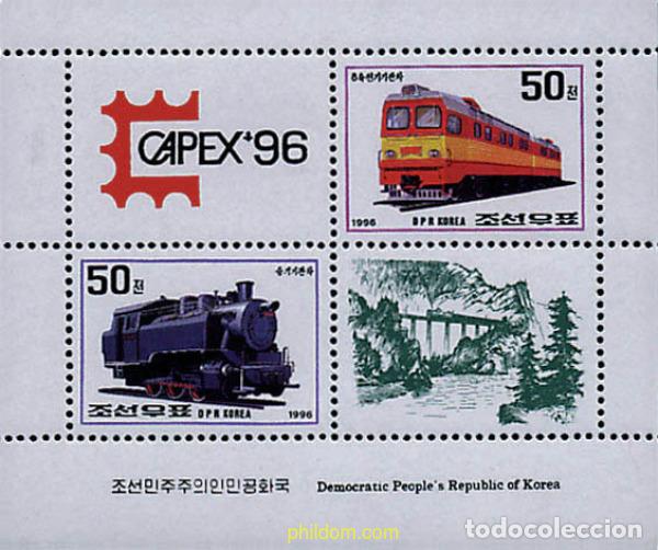 Sellos: 9857 MNH COREA DEL NORTE 1996 CAPEX 96. EXPOSICION FILATELICA INTERNACIONAL