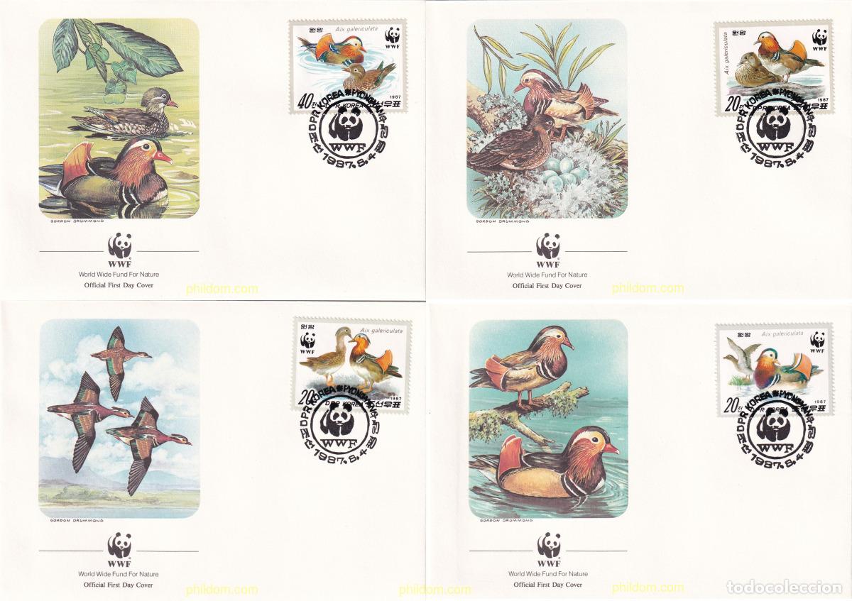 Sellos: 23108 MNH COREA DEL NORTE 1987 PATO MANDARIN