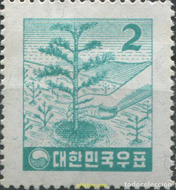 Selos: 666412 HINGED COREA DEL SUR 1957 MOTIVOS VARIOS