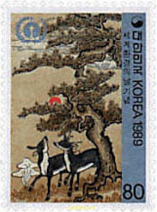 Francobolli: 35905 MNH COREA DEL SUR 1989 DIA MUNDIAL DEL MEDIO AMBIENTE