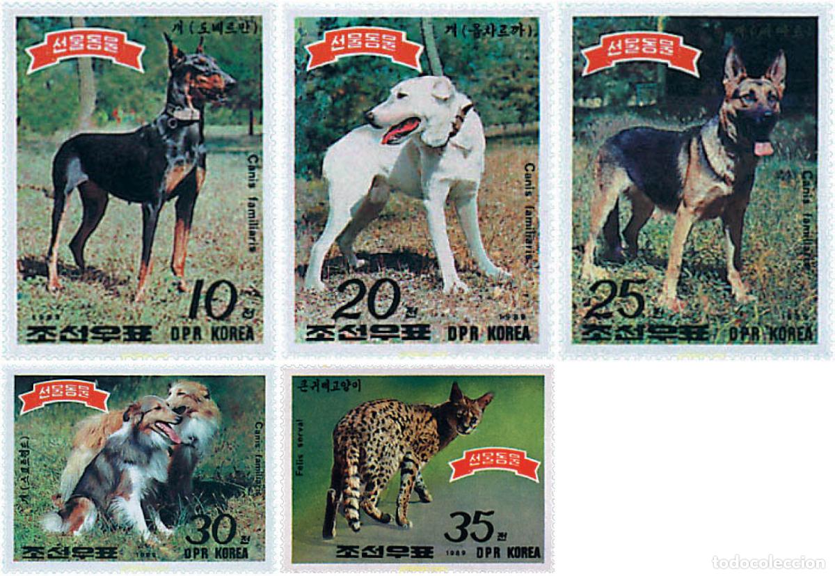 Sellos: 54859 MNH COREA DEL NORTE 1989 FAUNA