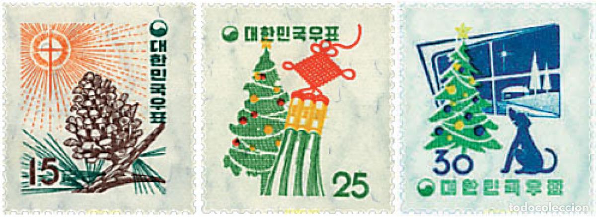 Briefmarken: 47419 MNH COREA DEL SUR 1957 NAVIDAD