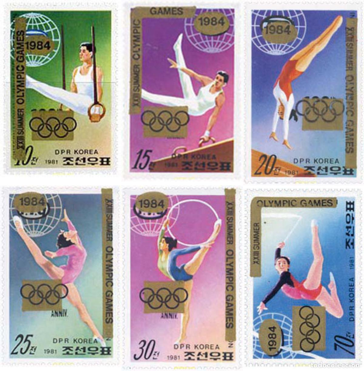 Timbres: 80105 MNH COREA DEL NORTE 1983 23 JUEGOS OLIMPICOS VERANO LOS ANGELES 1984