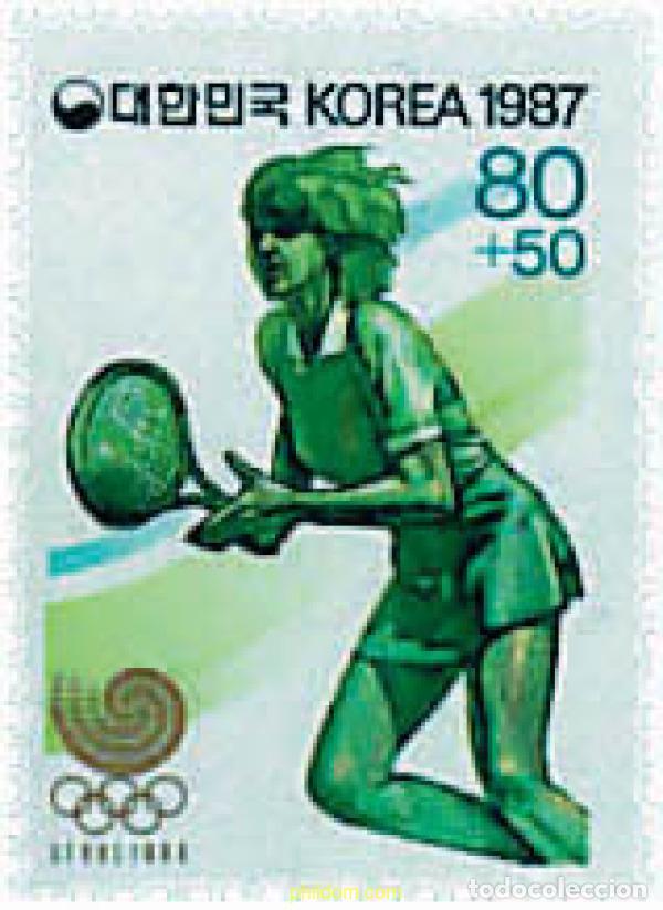 Sellos: 577923 MNH COREA DEL SUR 1987 24 JUEGOS OLIMPICOS VERANO SEUL 1988
