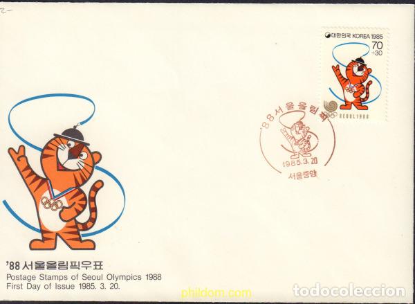 Sellos: 373118 MNH COREA DEL SUR 1985 24 JUEGOS OLIMPICOS VERANO SEUL 1988