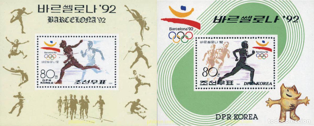 Sellos: 41508 MNH COREA DEL NORTE 1991 25 JUEGOS OLIMPICOS VERANO BARCELONA 1992