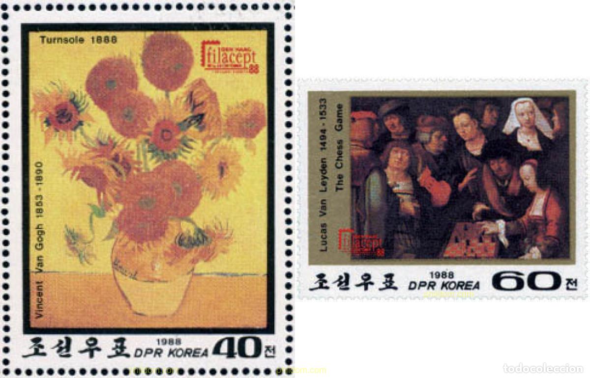 Briefmarken: 49510 MNH COREA DEL NORTE 1988 FILACEPT 88. EXPOSICION FILATELICA INTERNACIONAL