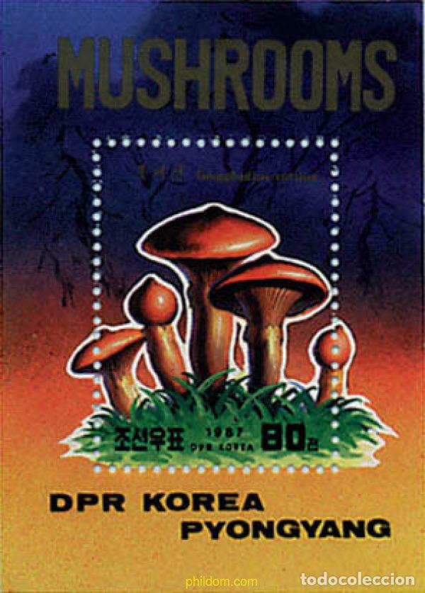 Sellos: 37513 MNH COREA DEL NORTE 1987 SETAS