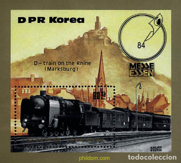 Sellos: 58666 MNH COREA DEL NORTE 1984 ESSEN 84. EXPOSICION FILATELICA INTERNACIONAL