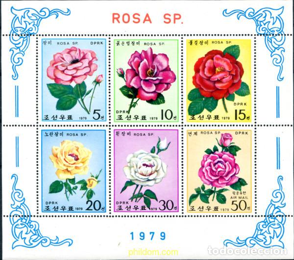 Briefmarken: 16210 MNH COREA DEL NORTE 1979 ROSAS