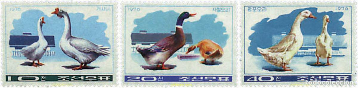 Briefmarken: 33534 MNH COREA DEL NORTE 1976 AVES DE CORRAL