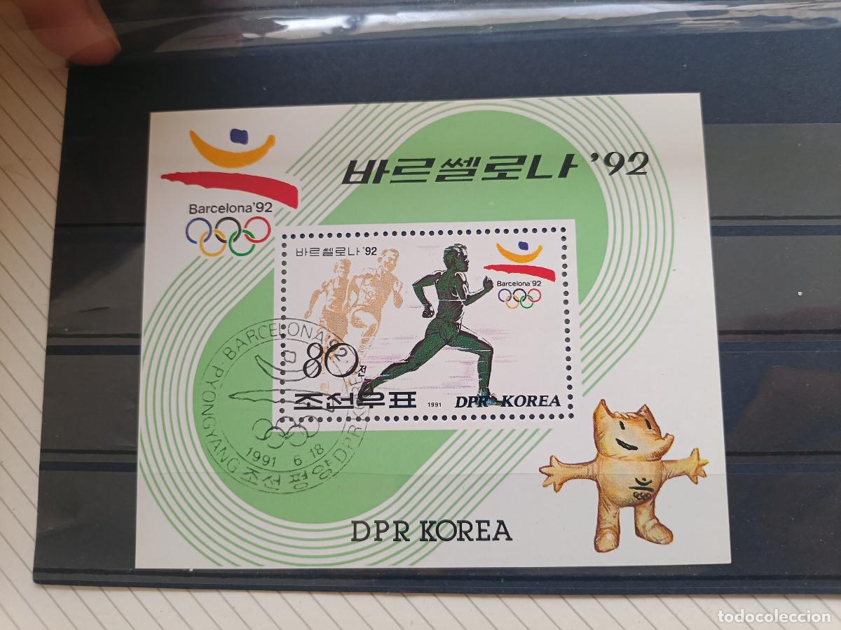 Briefmarken: Korea del Norte. Barcelona 92. Hojita bloque
