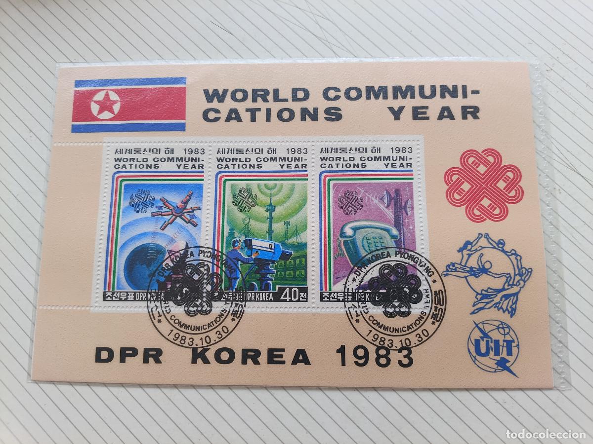 Sellos: Korea del Norte 1983. Hojita