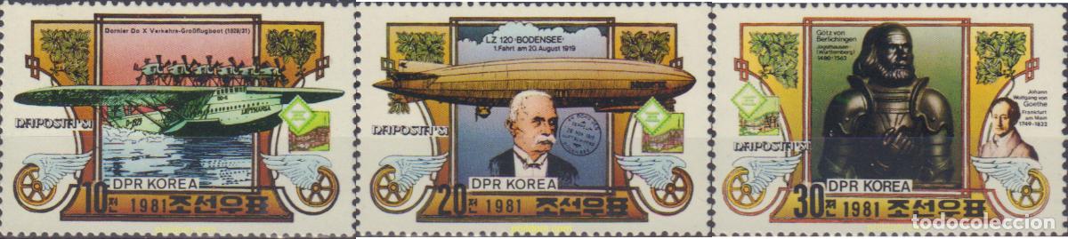 Stamps: 49527 MNH COREA DEL NORTE 1981 NAPOSTA 81. EXPOSICION FILATELICA