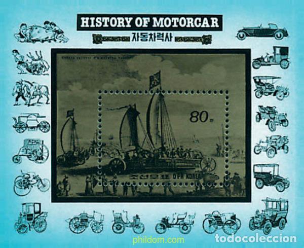 Stamps: 49840 MNH COREA DEL NORTE 1985 HISTORIA DEL AUTOMOVIL