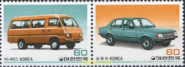 Stamps: 6619 MNH COREA DEL SUR 1983 INDUSTRIA AUTOMOVILISTICA
