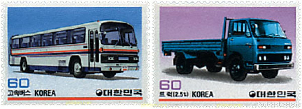 Stamps: 43747 MNH COREA DEL SUR 1983 INDUSTRIA AUTOMOVILISTICA