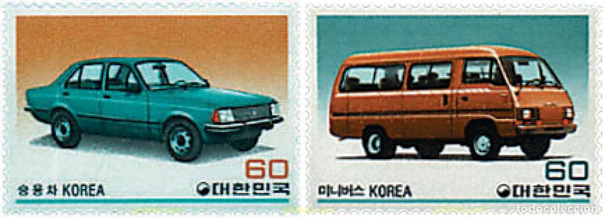 Stamps: 43746 MNH COREA DEL SUR 1983 INDUSTRIA AUTOMOVILISTICA